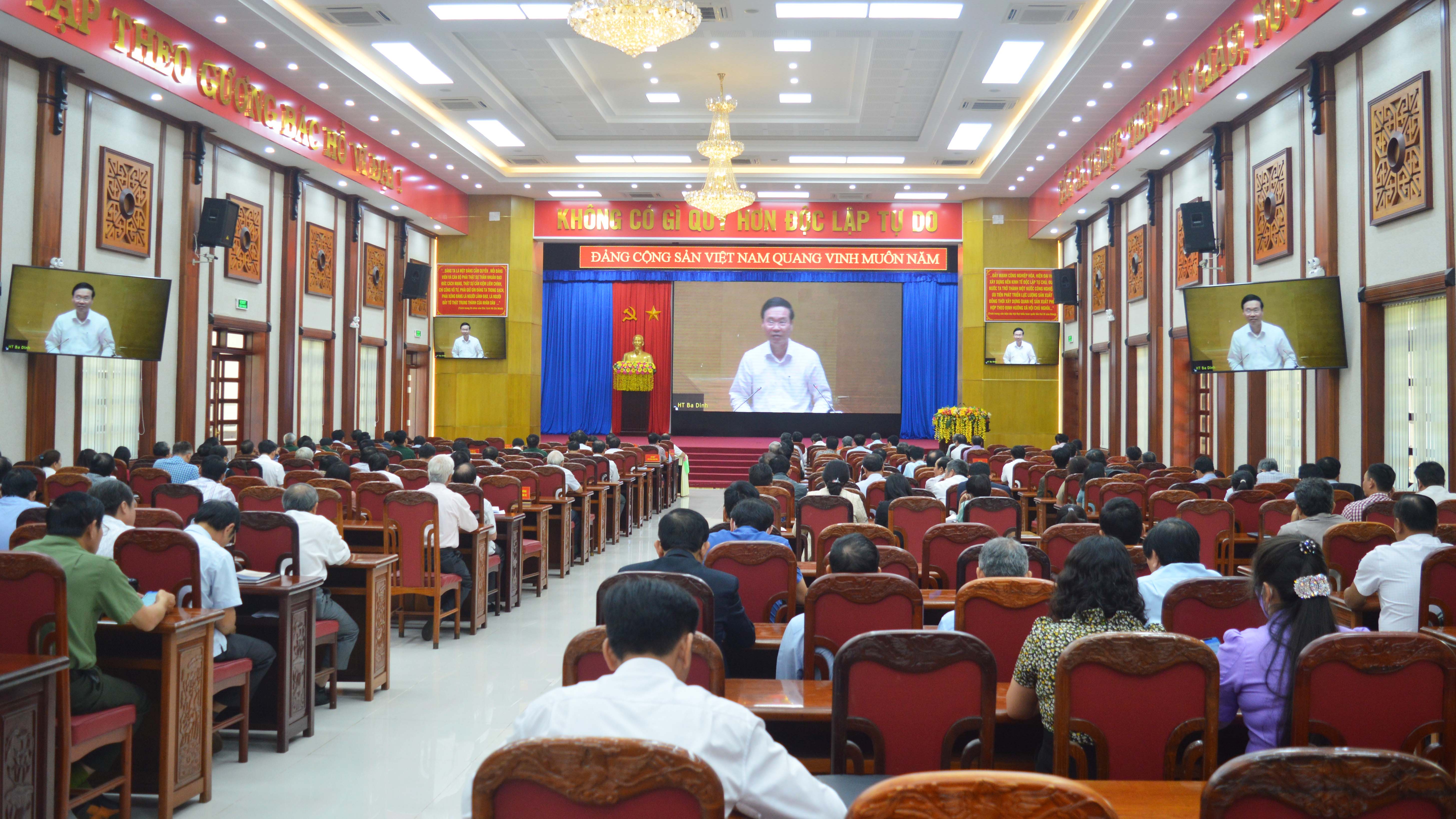 Thường trực Ban Bí thư Võ Văn Thưởng kết luận hội nghị. Ảnh: Anh Huy