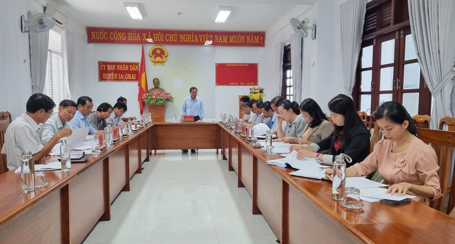 Quang cảnh buổi làm việc. Ảnh: Hà Phương