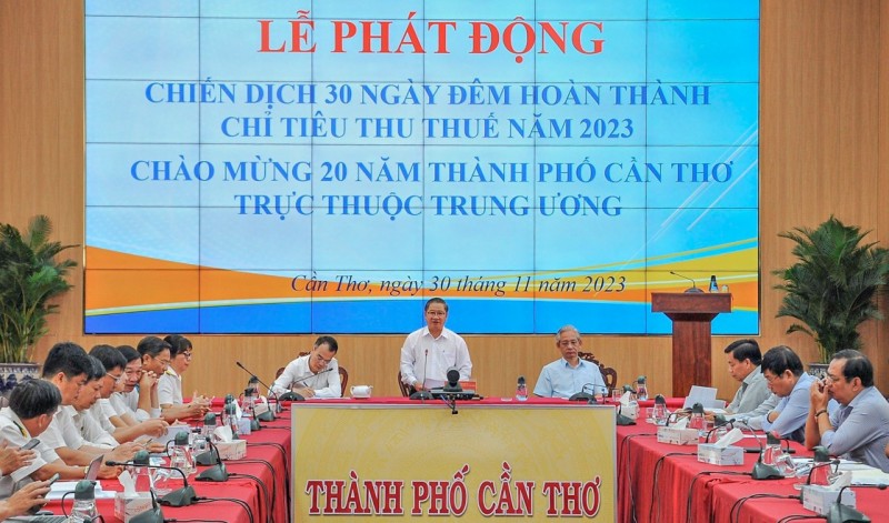 Cần Thơ: Thành lập Tổ công tác đặc biệt hỗ trợ hoàn thành chỉ tiêu thu thuế năm 2023