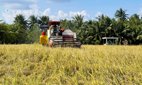 Ứng dụng cơ giới hóa vào sản xuất nông nghiệp giúp tiết kiệm sức lao động, tăng hiệu quả kinh tế.