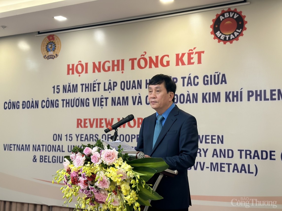 Công đoàn Công Thương Việt Nam và ABVV – Metaal: Mô hình hợp tác song phương tiêu biểu cấp công đoàn ngành