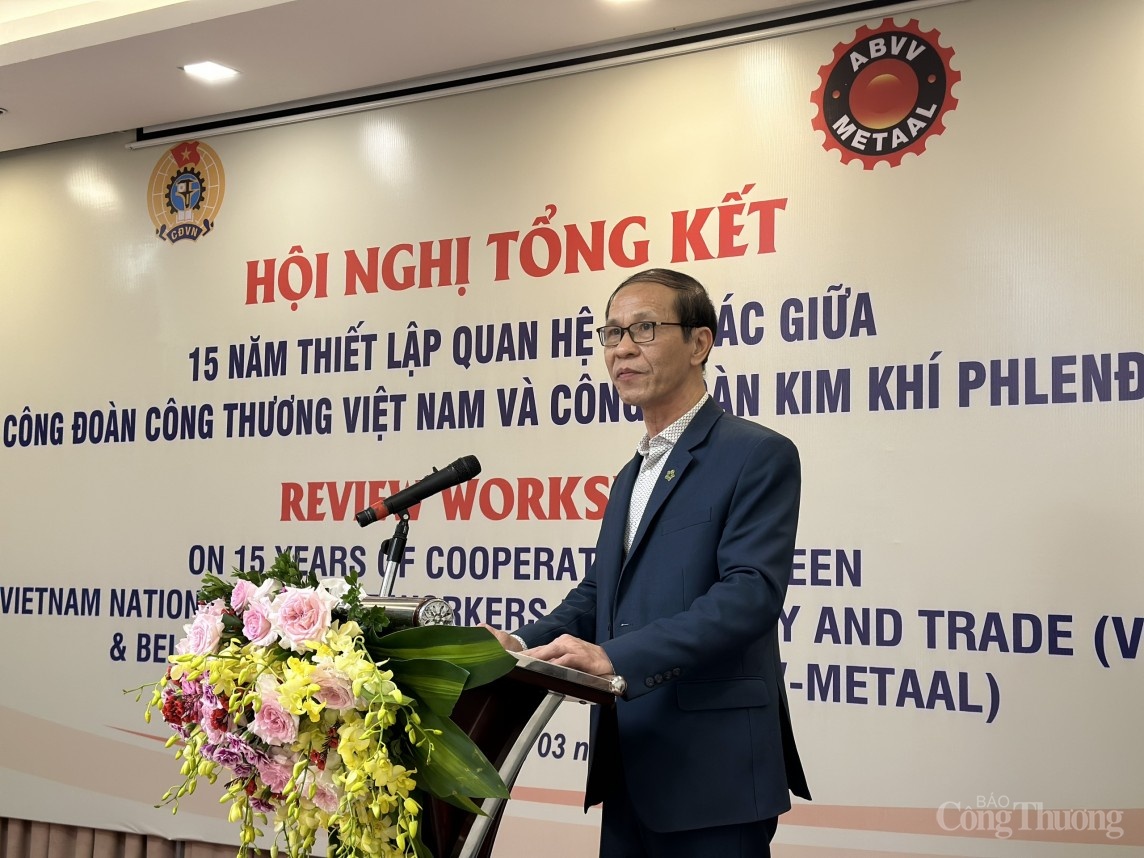 Công đoàn Công Thương Việt Nam và ABVV – Metaal: Mô hình hợp tác song phương tiêu biểu cấp công đoàn ngành