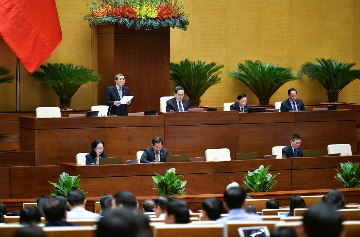 Phó Chủ tịch Quốc hội Nguyễn Đức Hải phát biểu kết thúc Phiên thảo luận Phó Chủ tịch Quốc hội Nguyễn Đức Hải phát biểu kết thúc Phiên thảo luận