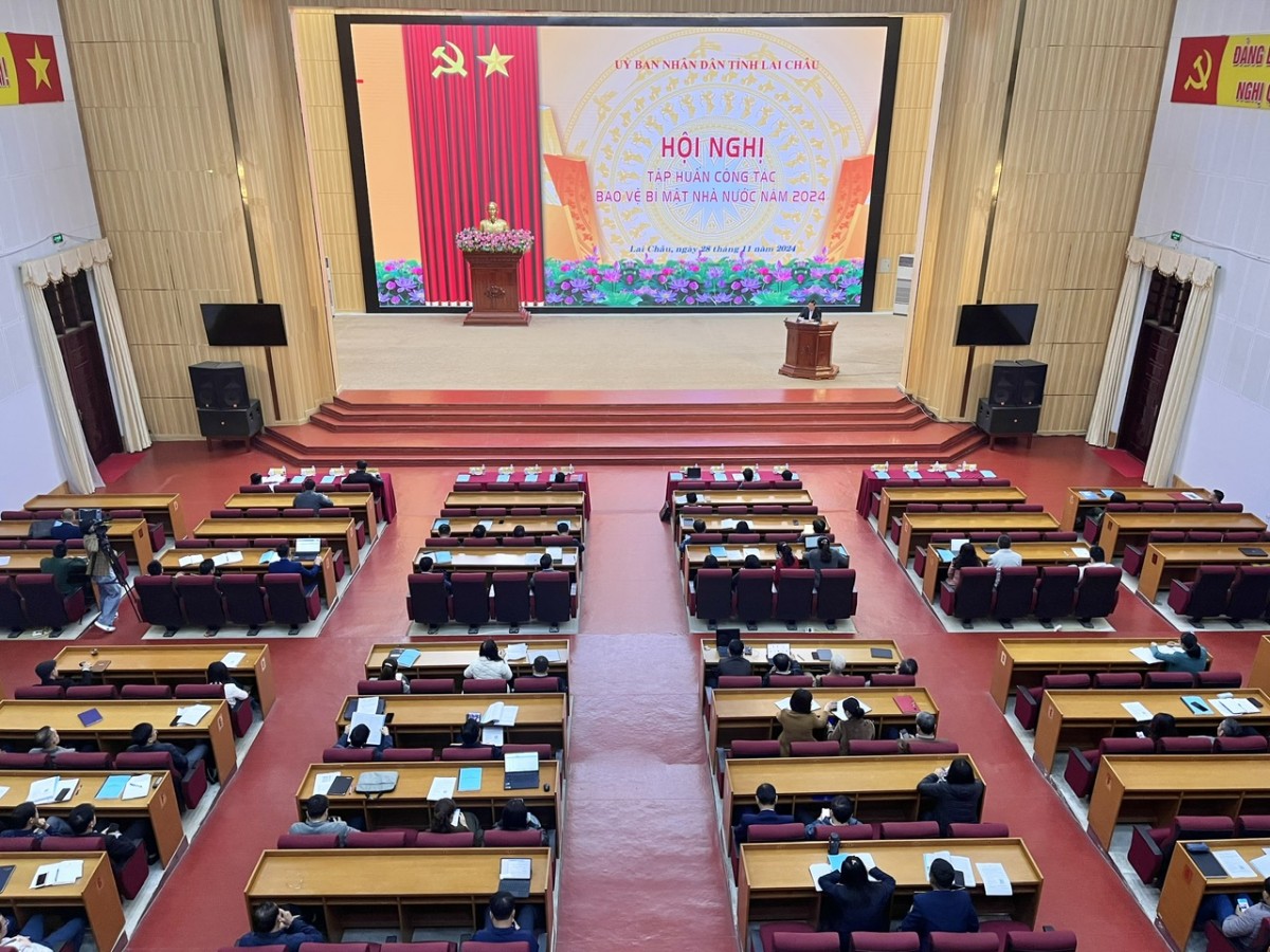 Lai Châu: Tập huấn công tác bảo vệ bí mật Nhà nước Lai Châu: Tập huấn công tác bảo vệ bí mật Nhà nước