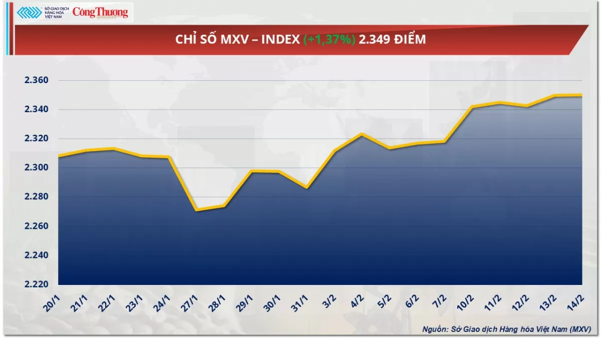 Giá cà phê Robusta chạm mức cao nhất vượt 5.800 USD/tấn