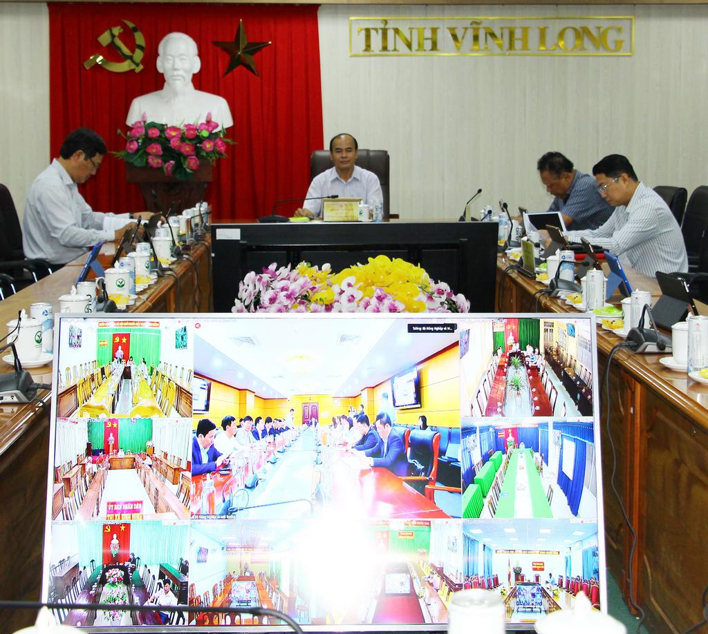 Điểm cầu tại tỉnh Vĩnh Long.