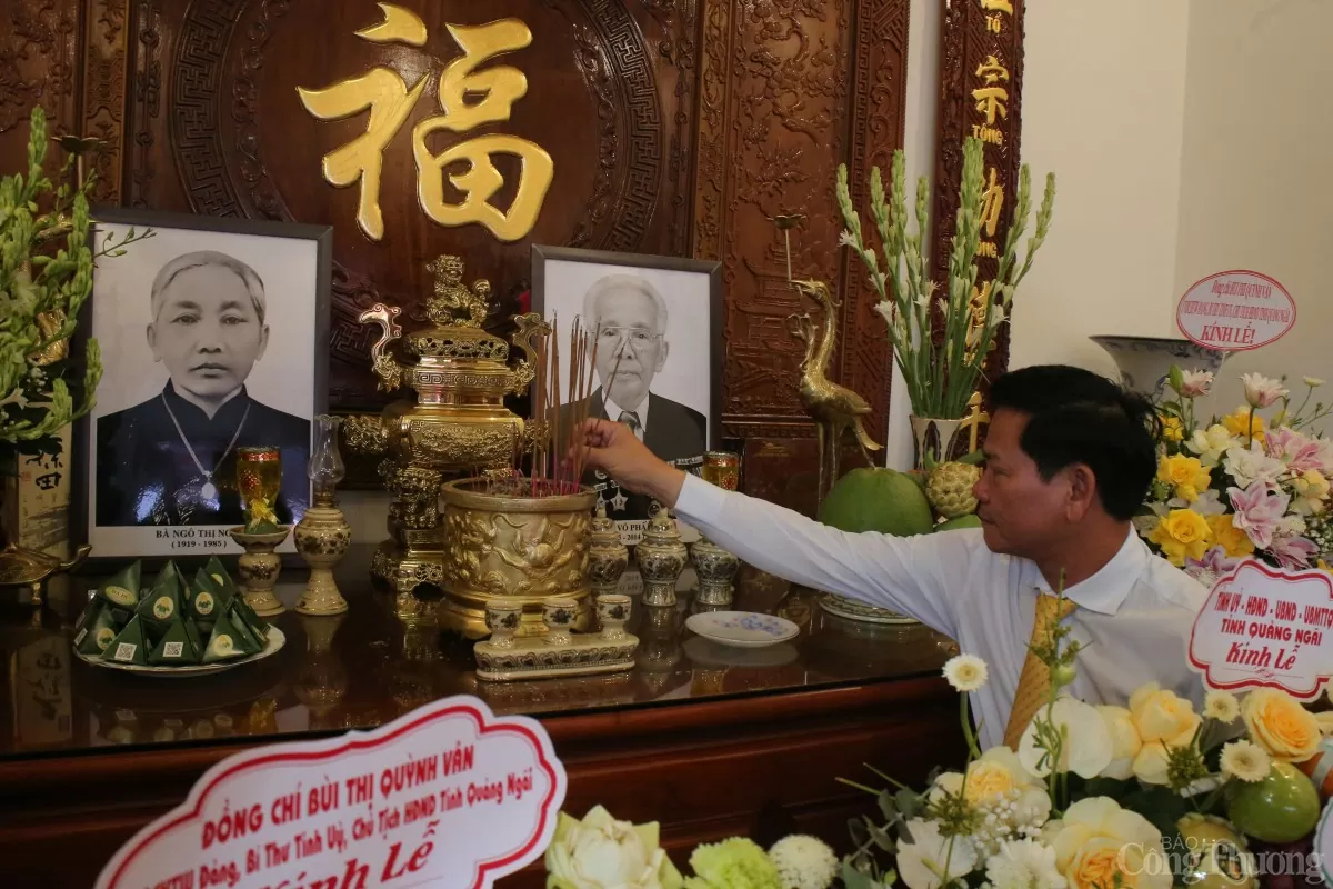 Lễ kỷ niệm là dịp để Đảng bộ cùng nhau ôn lại những công lao, cống hiến to lớn của đồng chí đối với sự nghiệp cách mạng của Đảng và của dân tộc