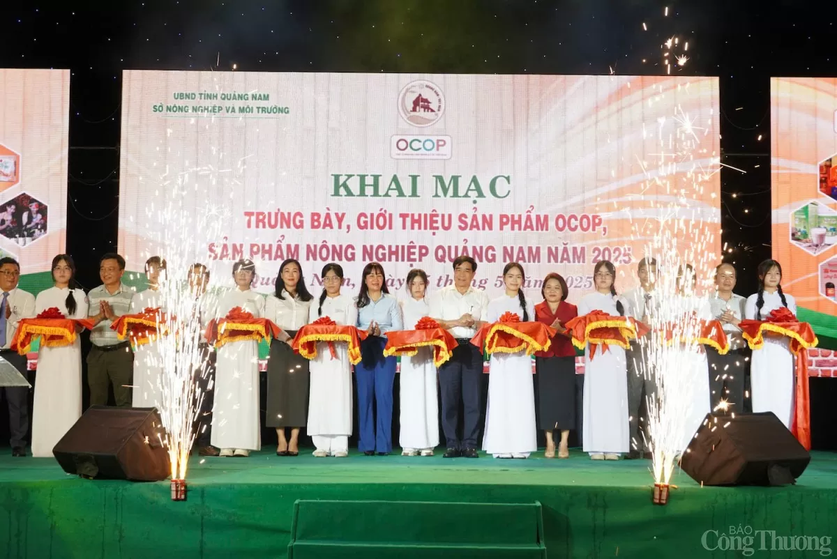 Khai mạc Triển lãm trưng bày, giới thiệu sản phẩm OCOP, sản phẩm nông nghiệp tỉnh Quảng Nam năm 2025