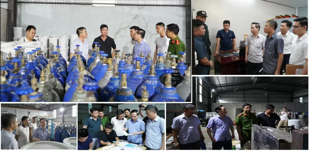 Thanh Hóa: Triệt phá đường dây sản xuất, buôn bán khí cười siêu khủng Thanh Hóa: Triệt phá đường dây sản xuất, buôn bán khí cười siêu khủng