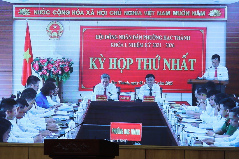Phường Hạc Thành được lựa chọn vận hành thử nghiệm mô hình chính quyền địa phương hai cấp. Ảnh: Minh Hiếu