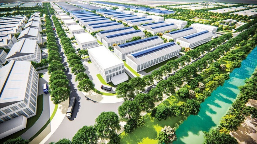 Khu công nghiệp Hiệp Thạnh quy mô hơn 573 ha, định hướng phát triển theo mô hình xanh, hiện đại và công nghệ cao - Ảnh: Cổng TTĐT tỉnh Tây Ninh.