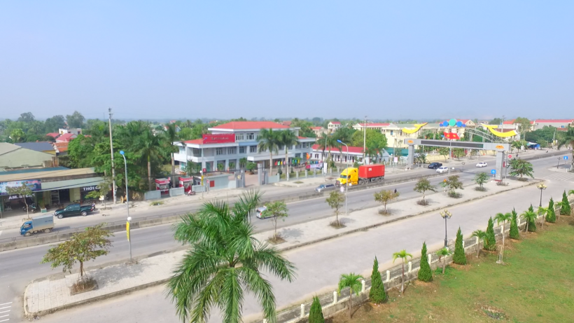 Diện mạo nông thôn mới ở huyện Quảng Xương, tỉnh Thanh Hóa - Ảnh: Thanh Hùng