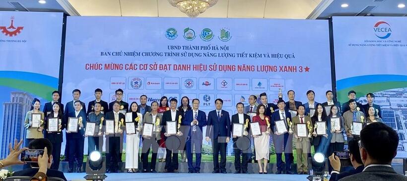 Năm 2024, Hà Nội có 83 cơ sở, công trình được vinh danh sử dụng Năng lượng xanh. ảnh: TTXVN
