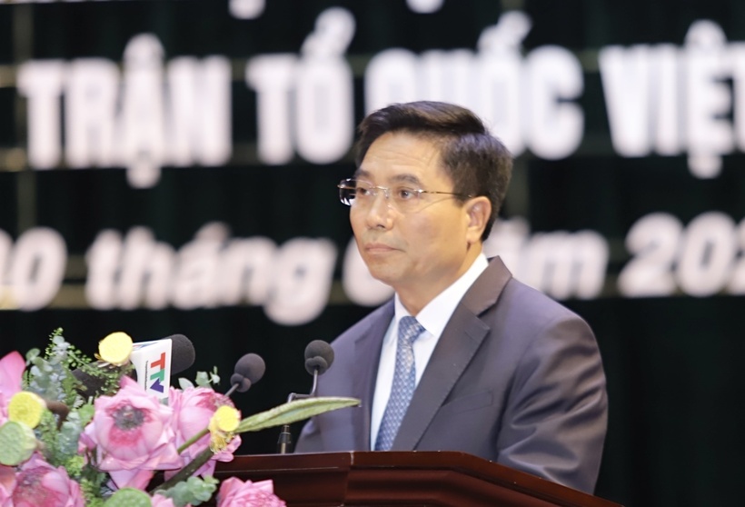 Bí thư Tỉnh ủy Thanh Hóa Nguyễn Doãn Anh phát biểu tại lễ công bố. Ảnh: Minh Hiếu