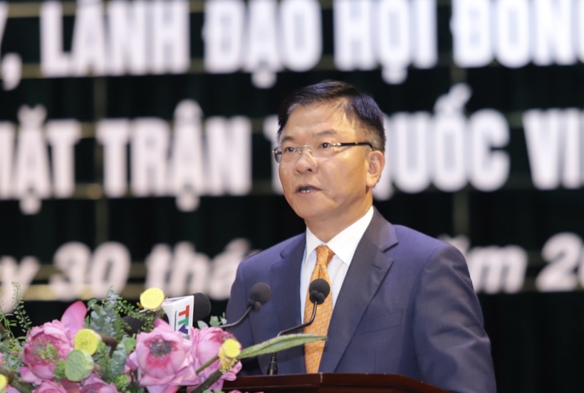 Phó Thủ tướng Chính phủ Lê Thành Long phát biểu tại lễ công bố. Ảnh: Minh Hiếu