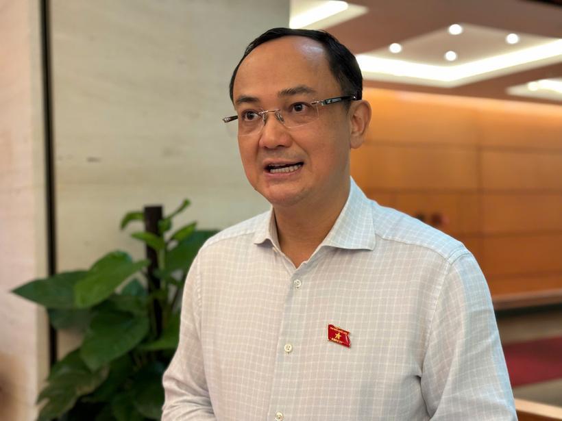Đại biểu Nguyễn Ngọc Sơn (Đoàn Hải Dương). Ảnh: Thu Hường