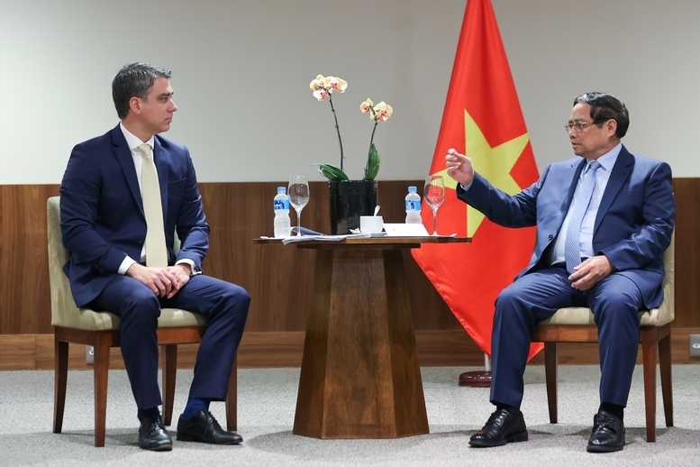 Thủ tướng mong muốn FS mở rộng hợp tác đầu tư-kinh doanh-thương mại tại Việt Nam cũng như tăng cường hợp tác với các doanh nghiệp Việt Nam - Ảnh: VGP/Nhật Bắc