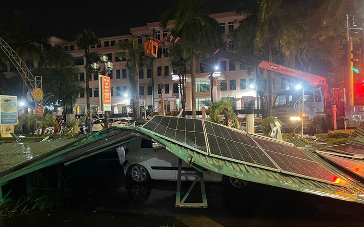 Tỉnh Thanh Hóa yêu cầu các đơn vị liên quan chủ động ứng phó với bão số 3, đảm bảo an toàn về người và tài sản. Ảnh: Thái Thanh