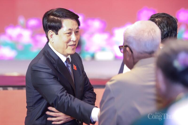 Chủ tịch nước Lương Cường dự lễ kỷ niệm.