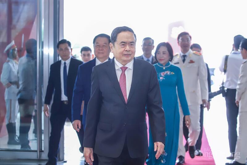 Chủ tịch Quốc hội Trần Thanh Mẫn dự lễ kỷ niệm.