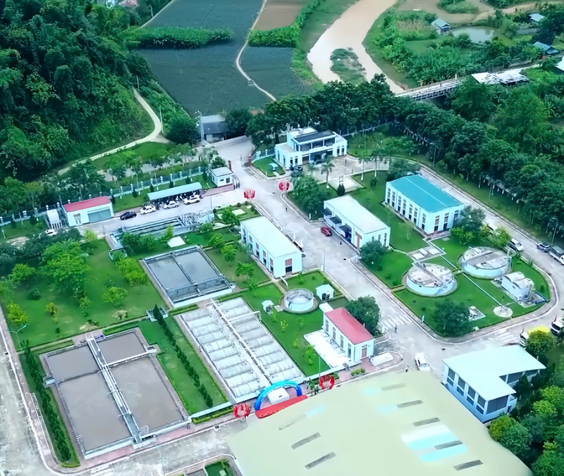 Toàn cảnh công trình Hệ thống thoát nước và xử lý nước thải thành phố Sơn La