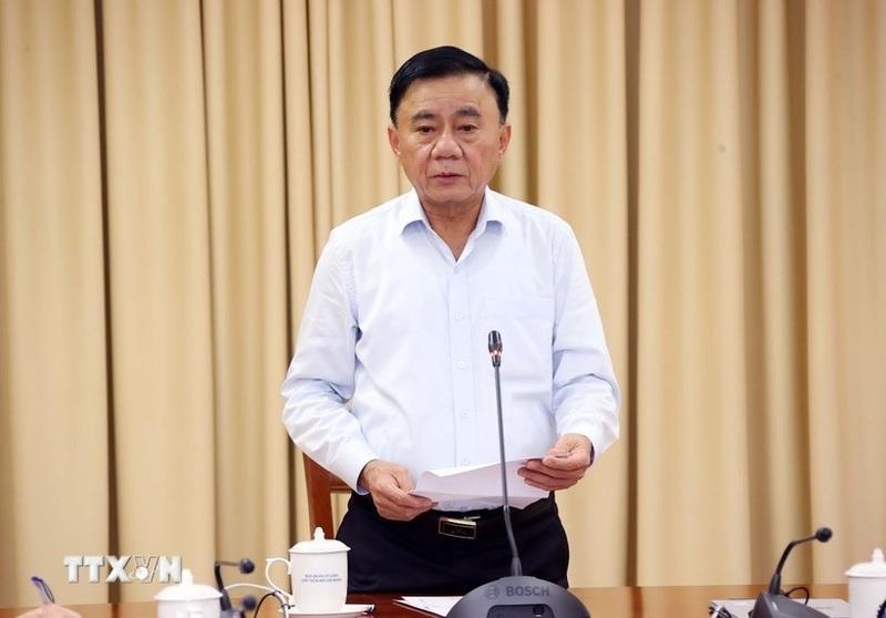 Thường trực Ban Bí thư Trần Cẩm Tú. Ảnh: Văn Điệp/TTXVN