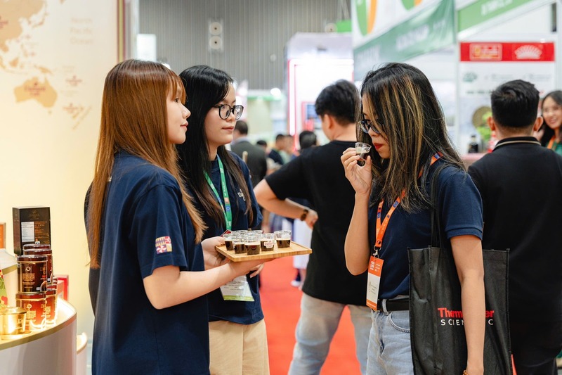 Cà phê Vĩnh Hiệp được quảng bá ở nhiều sự kiện (Ảnh: Vĩnh Hiệp)