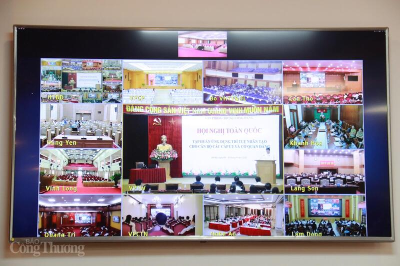 Hội nghị được kết nối trực tuyến với nhiều điểm cầu trên cả nước.