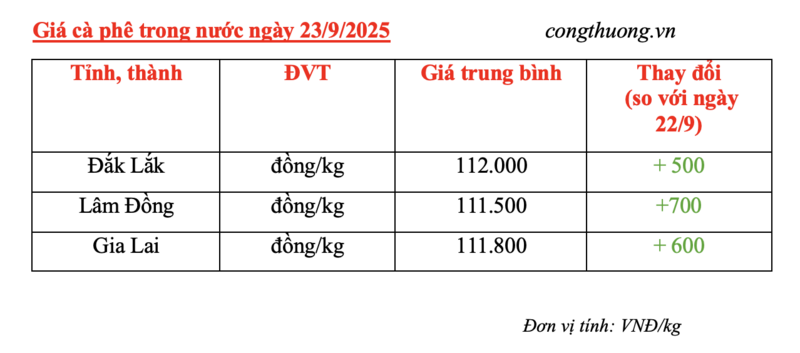 Giá cà phê hôm nay 23/9/2025: Bật tăng trở lại - 4