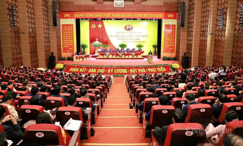 Đại hội đại biểu Đảng bộ tỉnh Phú Thọ lần thứ I, nhiệm kỳ 2025 – 2030 chính thức khai mạc phiên trù bị sáng 29/9.
