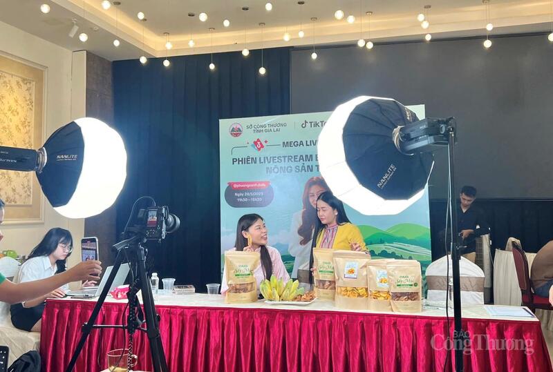 Các phiên livestream trên TikTok Shop đã tiêu thụ 1.234 đơn hàng, thu về hơn 133 triệu đồng. Ảnh: Hiền Mai