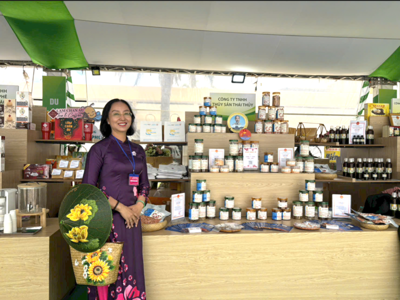 Bà Phạm Thị Bạch Thủy - Giám đốc Công ty TNHH Thuỷ sản Thái Thuỷ (tỉnh An Giang).