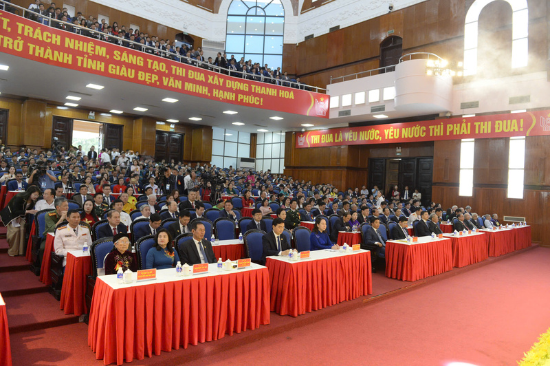 Phó Chủ tịch nước dự Đại hội Thi đua yêu nước tỉnh Thanh Hóa lần thứ XI - 2