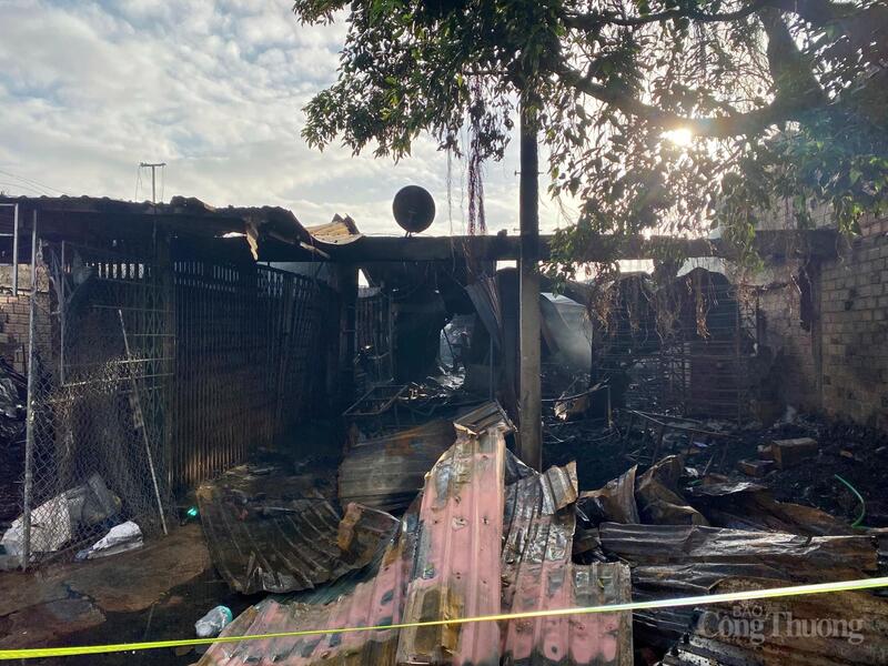 Diện tích bị cháy khoảng 800 m².