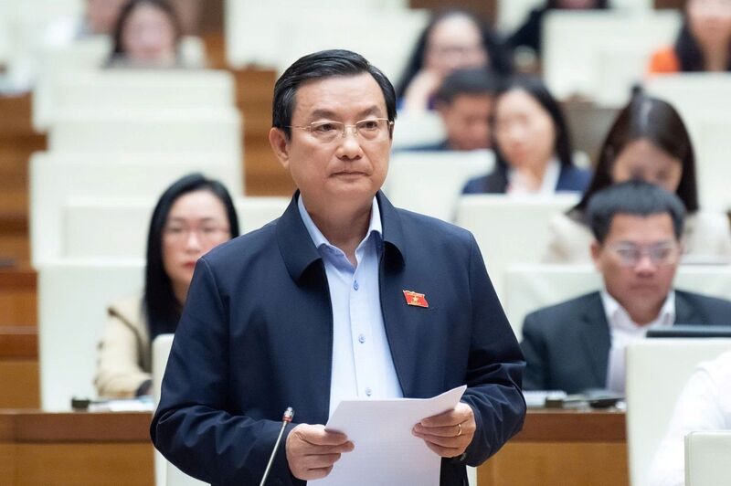 Đại biểu Phạm Trọng Nhân - đoàn TP. Hồ Chí Minh. Ảnh: QH