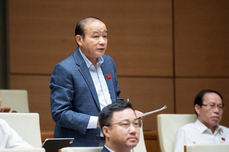 Đại biểu Lã Thanh Tân (đoàn Hải Phòng). Ảnh: VPQH