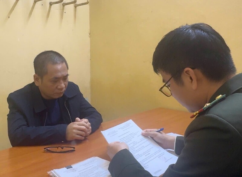 Bị can Nguyễn Tuấn Ngọc. Ảnh: Công an TP. Hà Nội.