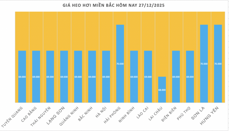 Giá heo hơi hôm nay 27/12/2025: Giảm nhiều nơi - 1