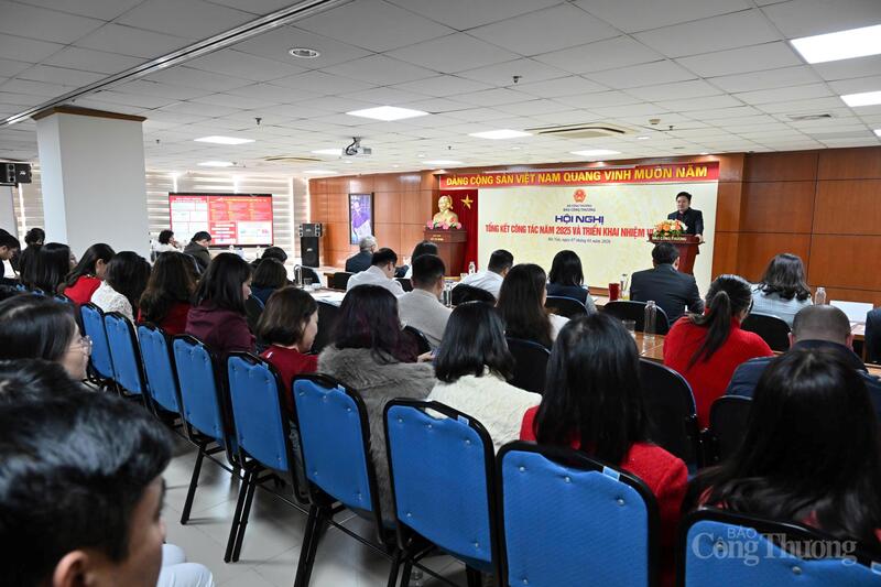 Báo Công Thương tổ chức Hội nghị Tổng kết công tác năm và triển khai nhiệm vụ năm 2026. Ảnh: Cấn Dũng