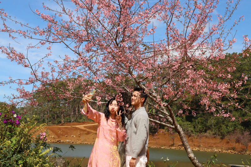 Hàng ngàn du khách đổ về đây dịp cuối năm để checkin, lưu lại những hình ảnh đẹp. Ảnh: Nguyễn Dương