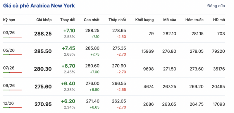 Giá cà phê hôm nay 25/2/2026: Giảm nhẹ 300 - 400 đồng/kg - 2