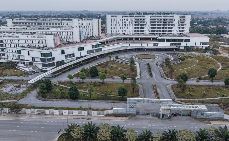 Dự án Bệnh viện Việt Đức cơ sơ 2. Ảnh: Nguyễn Hải