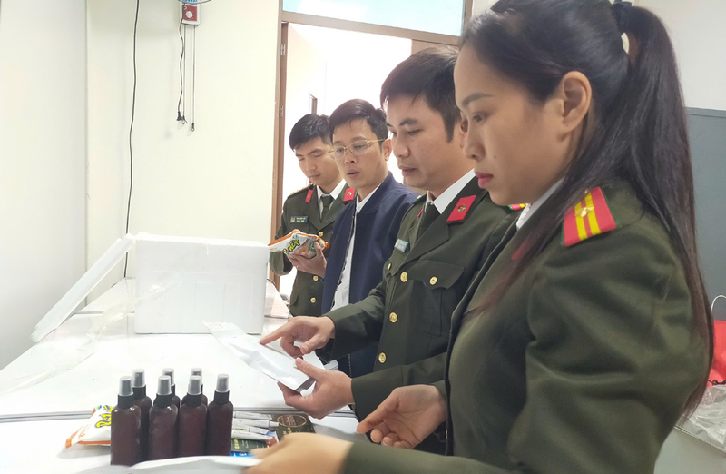 Ban chuyên án thu giữ nhiều tang vật liên quan. Ảnh: Công an Thanh Hóa