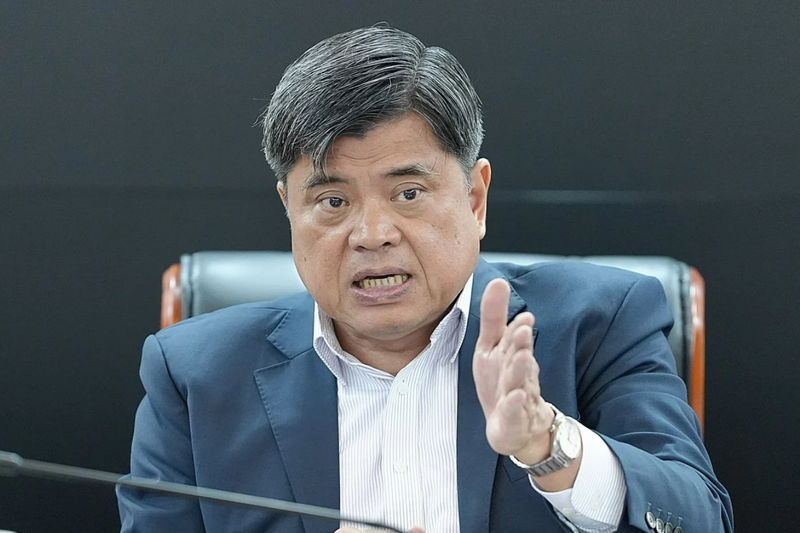 Thứ trưởng Bộ Nông nghiệp và Môi trường Trần Thanh Nam phát biểu tại cuộc họp. Ảnh: Bảo Thắng