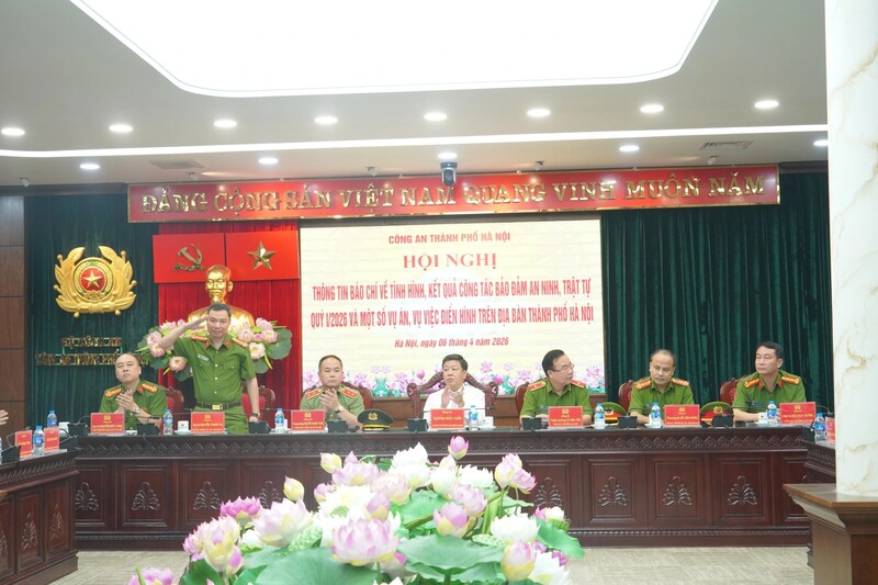 Toàn cảnh buổi họp báo. Ảnh: Trần Cường