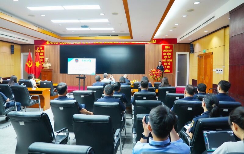 Toàn cảnh Hội thảo kiểm tra, kiểm soát hàng giả, hàng xâm phạm quyền sở hữu trí tuệ năm 2026. Ảnh: HQ