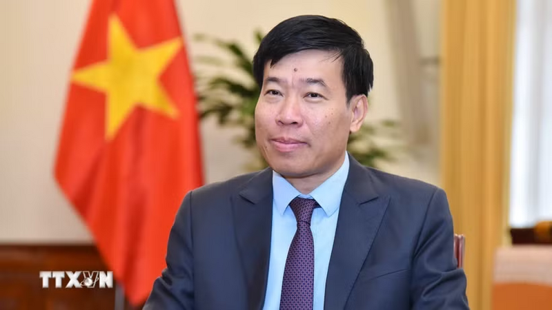 Thứ trưởng Bộ Ngoại giao Nguyễn Mạnh Cường. (Ảnh: TTXVN)