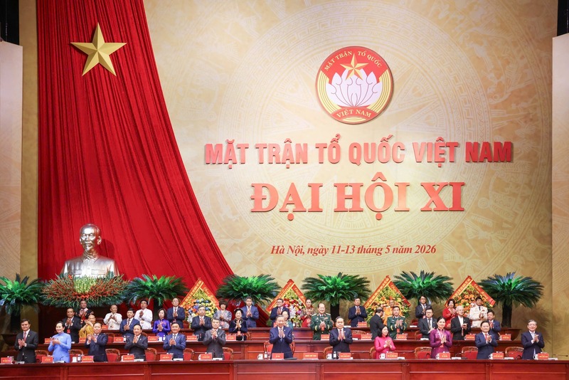Tổng Bí thư, Chủ tịch nước Tô Lâm tham dự khai mạc Đại hội đại biểu toàn quốc Mặt trận Tổ quốc Việt Nam lần thứ XI. Ảnh: MTTQ
