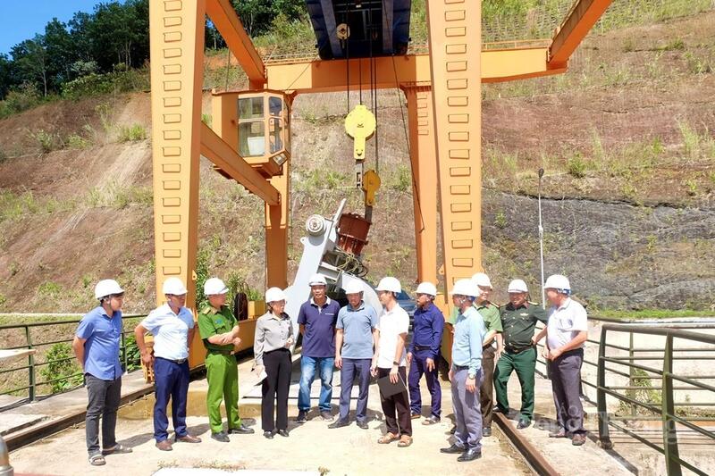 Đoàn kiểm tra liên ngành tỉnh Điện Biên kiểm tra, đánh giá toàn diện công tác an toàn đập, hồ chứa và phòng chống thiên tai tại các công trình thủy điện trên địa bàn.