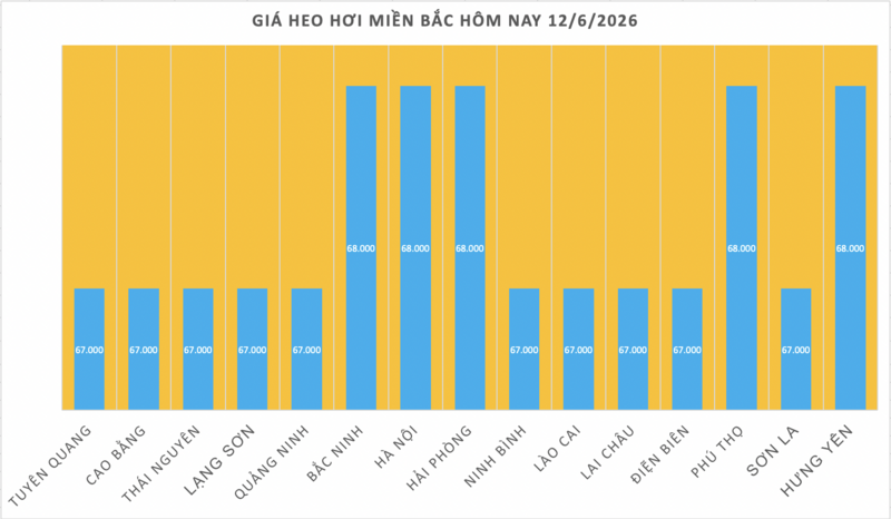 Giá heo hơi hôm nay 12/6/2026: Cao nhất 68.000 đồng/kg - 1
